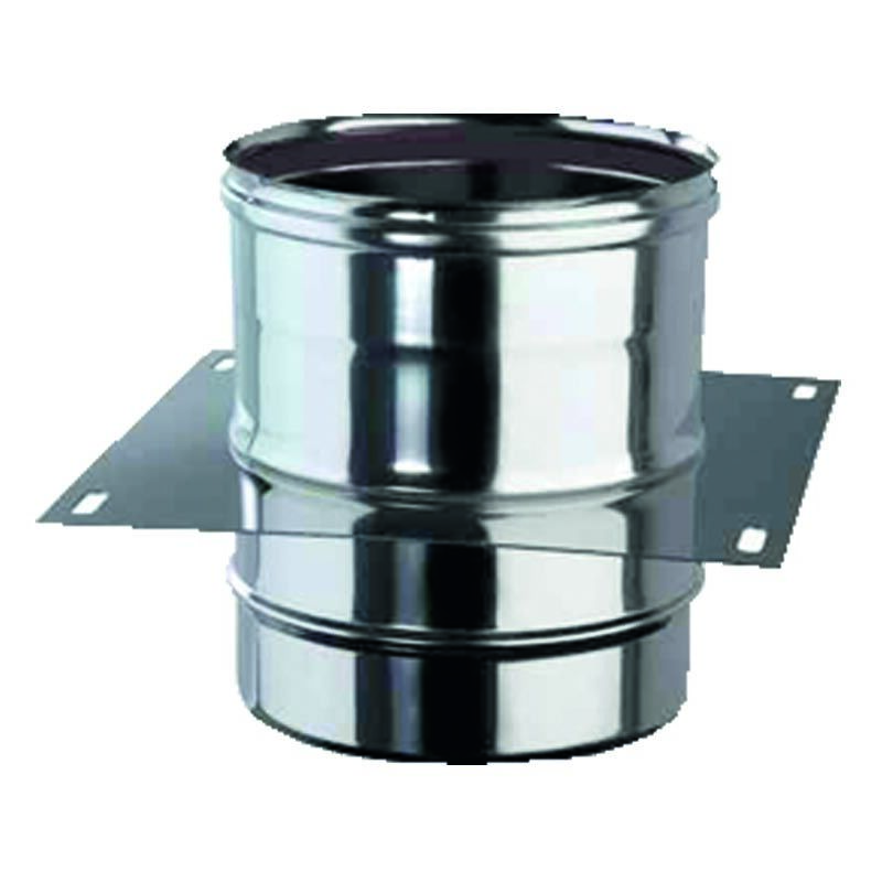 Placa intermedia mf - acero inoxidable l 244 mm soporte de placa d 200