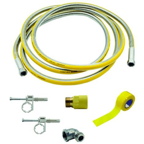 Kit Gas link plus con tubería corrugada CSST form-fit 1/2 "ff uni en15266