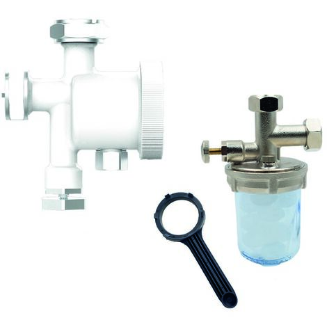 Kit de caldera ahorradora de espacio micromag8 polímero blanco
