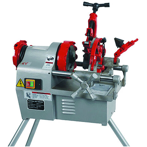 Roscadora eléctrica de sobremesa 1/2"-2" 750W con engrase automático (1/2)