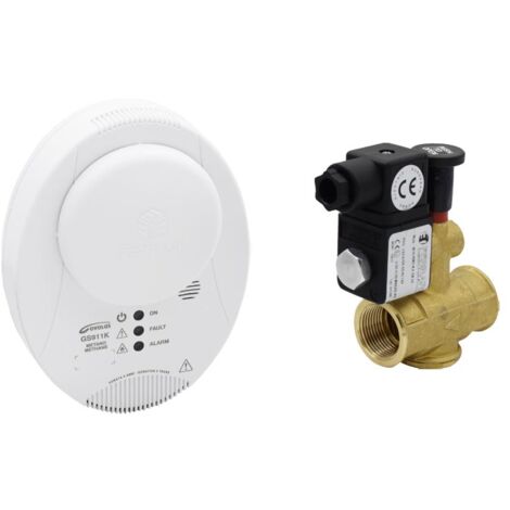 kit de detección de fugas de gas civil con rearme manual ev na kit riv.040191 glp + ev na 1/2" 042300
