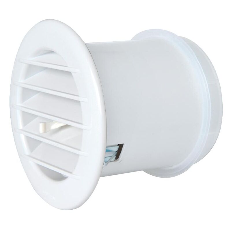 Rundes Lüftungsgitter Aus ABS – 100 Mm, Verstellbar, Für Decke & Wand