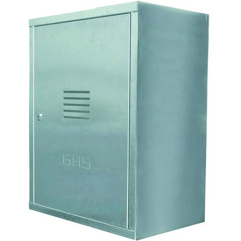 Gaszählerschrank aus Edelstahl h50 l40 p24