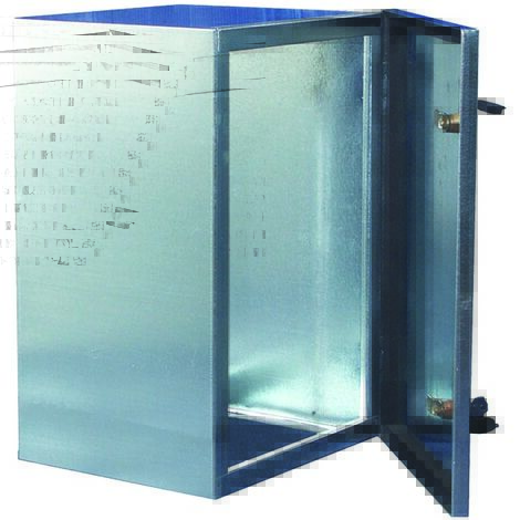 Gaszählerkasten Aus Robustem Zinkblech - Fertig Montiert Für Einfachen Einbau