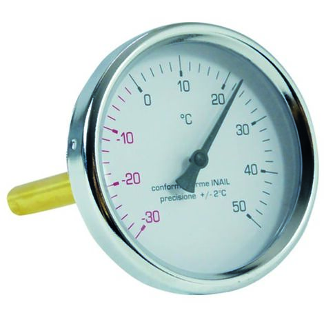 3er-Pack Bimetall-Rohrthermometer 63 Mm – 0-120° Produktbild-Vorschau 2