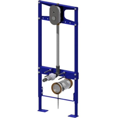 Komplette Unterputzstruktur mit elektronischem Durchflussmesser Zweigriff-WC mit 230V-Stromversorgung Idral I70N8-01000  Eisen
