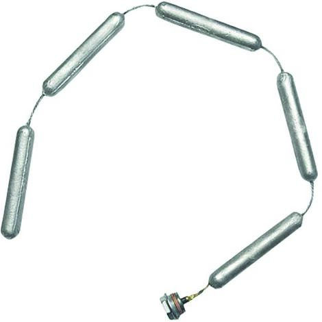 Magnesium anode - 21mm - 3/4 inch schroefdraad 800 mm lang Magnesium anode - 21mm - 3/4 inch schroefdraad 800 mm lang