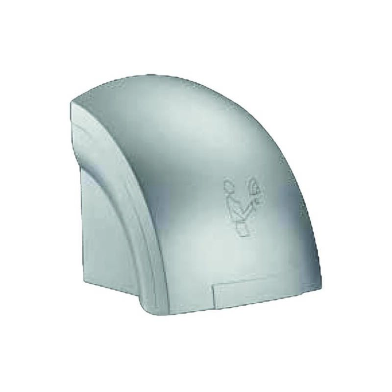 Sèche-mains électrique abs silver 1800 w l 240 x w 230 x h 240 mm