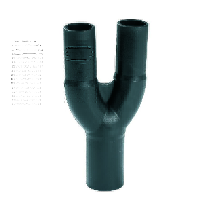 Connecteur En Y Pour Conduit D'aération 75 Mm - 3 Sorties, ABS Noir - Pour Chauffage De Parking Diesel