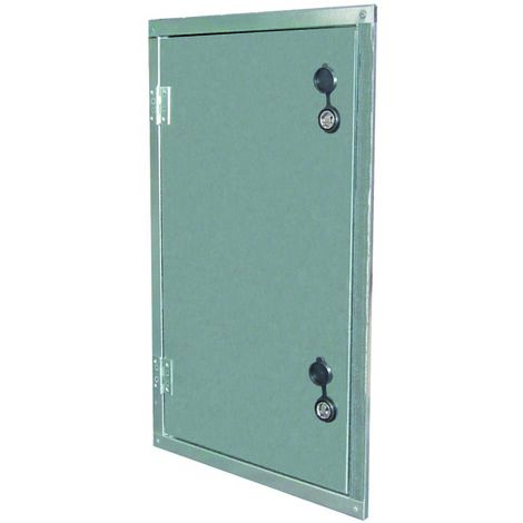 Porte de compteur de gaz résistante à l'eau en tôle galvanisée h60 l40