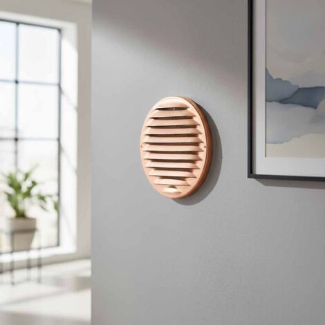 Grille ronde en cuivre (1/2)