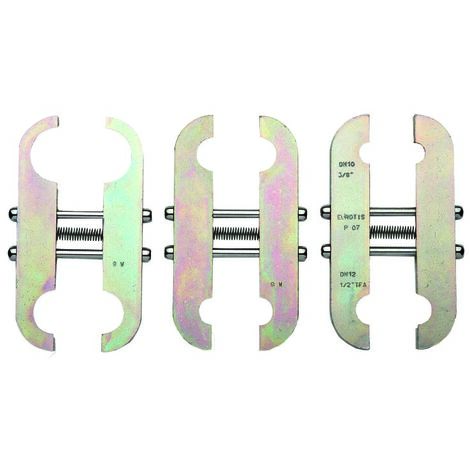Gabarit de bridage pour tuyaux CSST pour systèmes solaires dn12 dn15