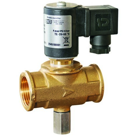 Ferrari Srl – Electrovanne gaz normalement fermée 500 mbar 230Vac – Réarmement manuel – IP65 – Temps de fermeture < 1s – Filetage 3/4'