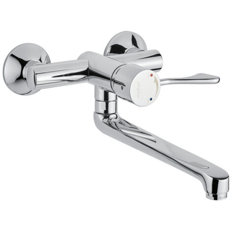 Mitigeur thermostatique progressif lavabo/évier avec levier clinique et bec orientable 200 mm Série 900 0Idral 900.35 Chromé (1/2)