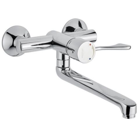 Mitigeur thermostatique progressif lavabo/évier avec levier clinique et bec orientable 140 mm Série 900 0Idral 900.35-140 Chromé (1/2)