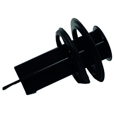 10x Embout Support Latte Double 53x10mm à Clipser Plastique Noir Pour Sommier Cadre Bois Lit Meuble 83731645