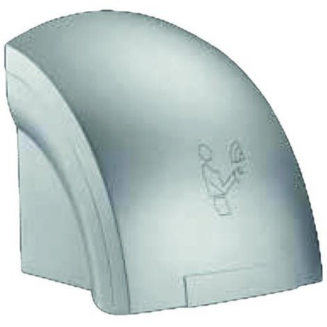 Sèche-mains électrique abs silver 1800 w l 240 x w 230 x h 240 mm