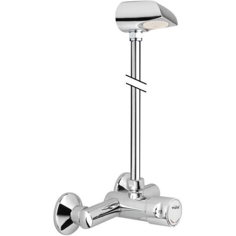 Kit douche murale MODERNE à commande temporelle avec pomme de douche 09036 et tuyau de raccordement - Idral (1/3)
