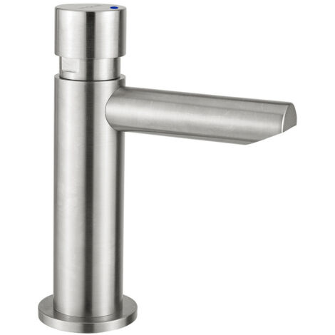 Série INOX robinetterie de lavabo temporisée avec commande par bouton-poussoir - Idral (1/2)