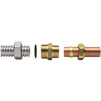 Ferrari Srl – Raccord gaz fileté 3/4" sans joints – Laiton – Pour tuyaux cuivre 22mm – DN 15 – Connexion CSST à brides