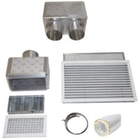 Kit complet pour la distribution d'air par gaine Kit 2 voies compl.x distribution d'air par gaine