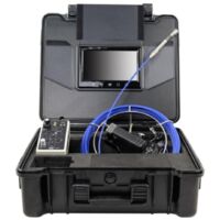 Caméra d'inspection de canalisations de 30 m avec mallette de transport et écran LCD 9" - WA2