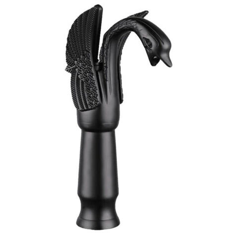 Grifo lavabo caño alto monomando retro, Negro (1/5)