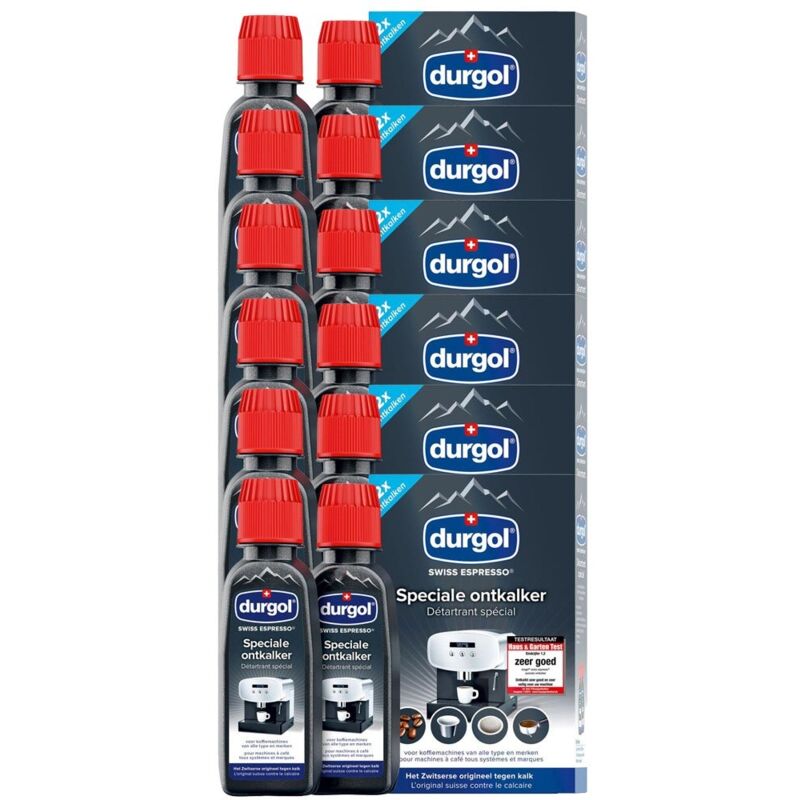 Détartrant (2x125ml) d'origine Durgol pour machine à café
