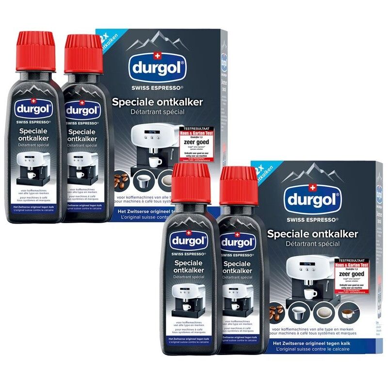 Détartrant (2x125ml) d'origine Durgol pour machine à café