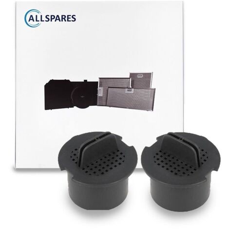 AllSpares Filtre à charbon (2 pcs.) pour cave à vin adapté pour Liebherr FreshAir 7433243 (40x40x26mm) (1/3)