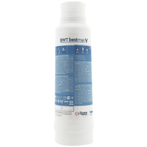 Cartouche filtrante BWT Bestmax V – 5 niveaux de filtration – Protection contre calcaire et chlore – Remplacement facile - FS23100A00