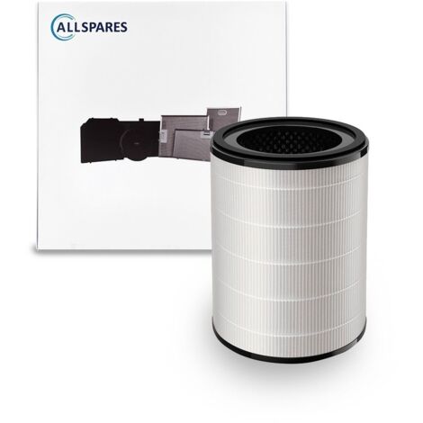 Filtre à charbon HEPA pour purificateur d'air NanoProtect S3 Philips FY3430/30 par AllSpares (1/2)