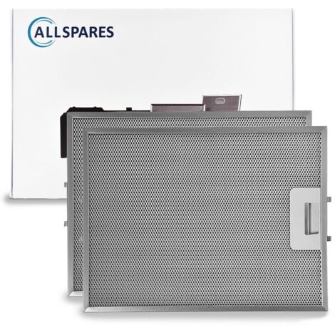 Filtre métallique en aluminium 35,8 x 26,5 cm pour hottes BOSCH NEEF BALAY SIEMENS FKA171