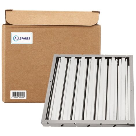 Filtre choc 400x400x25mm (type A) pour hotte pro