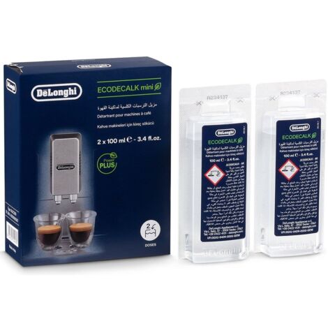 Delonghi Détartrant (2x100ml) EcoDecalk DLSC200 pour machines à café