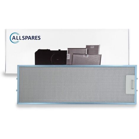 AllSpares Filtre à graisse en métal pour hottes aspirantes adapté pour Whirlpool Hotpoint-Ariston 481248058305, Candy 49025283 et Elica GF023B (533x177x10mm) (1/3)