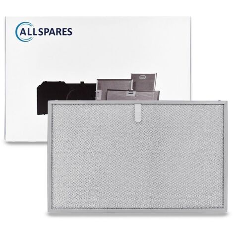 Filtre à graisse en métal 401x247mm Novy 7400020 par AllSpares (1/3)