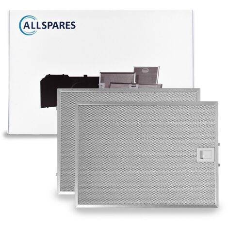 Filtre à Charbon Métallique AllSpares Pour Hotte – Réf 50248271004 – 300x253x7 Mm – Neuf