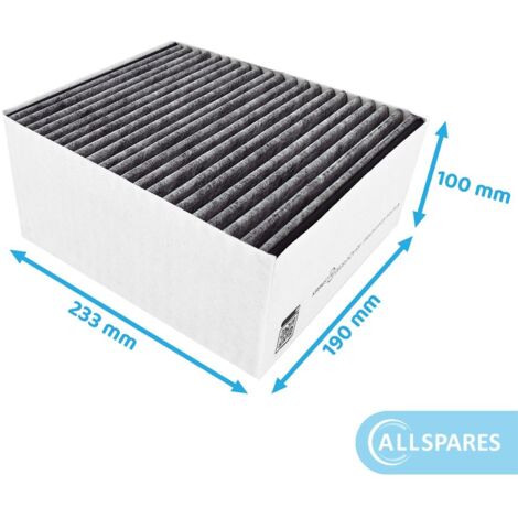 Alapure CleanAir Koolstoffilter geschikt voor Siemens 11018621 / AA210110 / LZ46810 / 11034172
