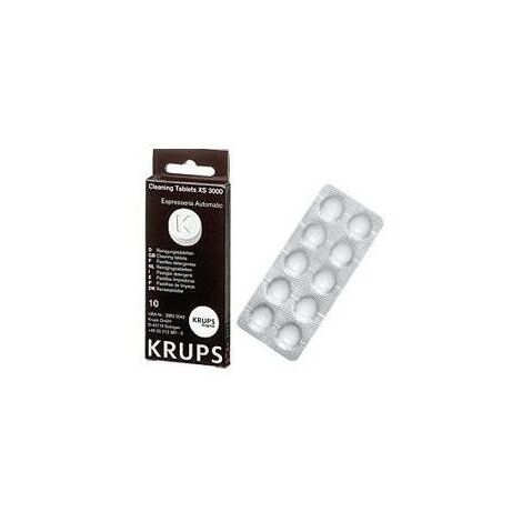 3x Pastillles nettoyantes (10pcs) d'origine Krups pour machine à café trois pièces (1/2)