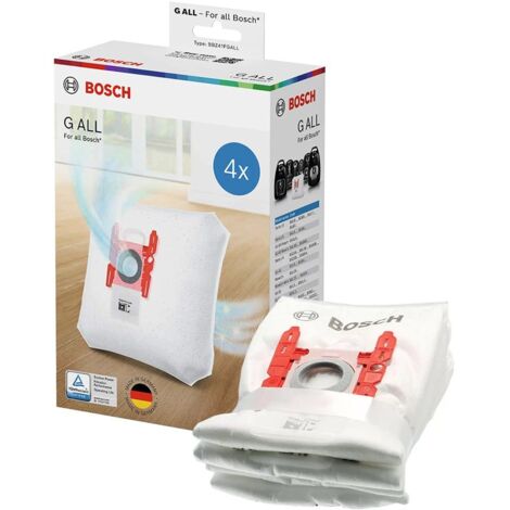 Sacs aspirateur (4pcs) d’origine Bosch Type G ALL BBZ41FGALL (1/2)