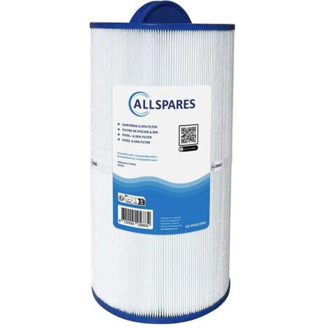 Filtre à eau AllSpares pour piscines compatible avec Filtrinov MX-18 / MX-25 (Ø175x390mm) (1/3)