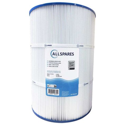 Filtre à eau AllSpares pour piscines compatible avec Waterair CFR75 / CFT75 / PJ75 / C-9475 (Ø252x362mm)