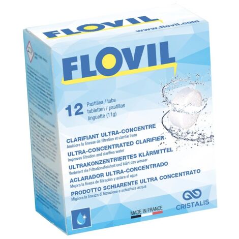 Flovil clarifiant ultra-concentré pour piscines