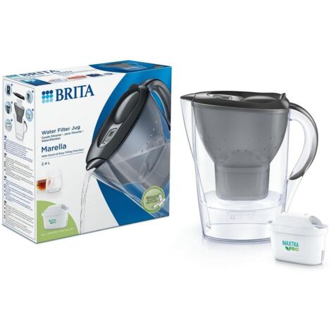 Carafe filtrante BRITA Marella Grise + cartouche filtrante MAXTRA PRO 1051121 (1/5)