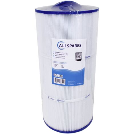 Filtre AllSpares pour spa compatible Caldera 100 / PCD100W / C-8399 / SC775 (Ø203x420mm)