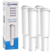 AllSpares Filtre à eau (4x) pour Machine à Café JURA IMPRESSA remplacement pour les modèles de filtre JURA White 60209
