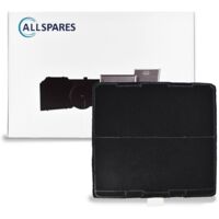 AllSpares Filtre à charbon pour hottes aspirantes adapté pour Bosch Neff Constructa 11026769, Siemens LZ53251, Neff Z5101X1 et Bosch DHZ5326 (231x214x21mm)