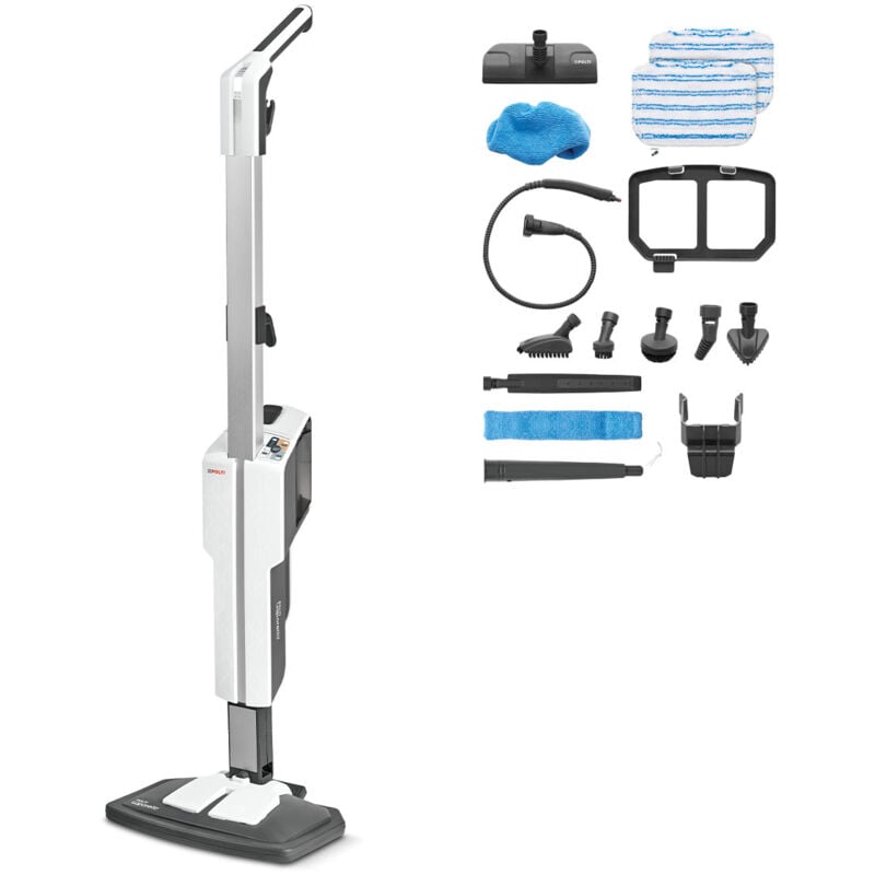 Balai vapeur et nettoyeur vapeur portable, POLTI Vaporetto SV610 Style, toute surface, 15 accessoires
