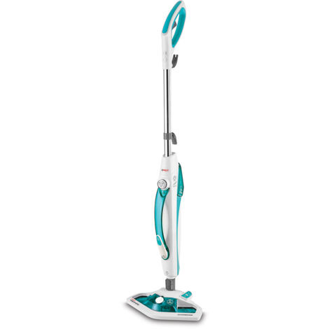 Balai vapeur 2 en 1 Polti Vaporetto SV450 – 1500W – 0,3L – 7,5m câble – Élimine 99,9% virus et bactéries – 13 accessoires inclus